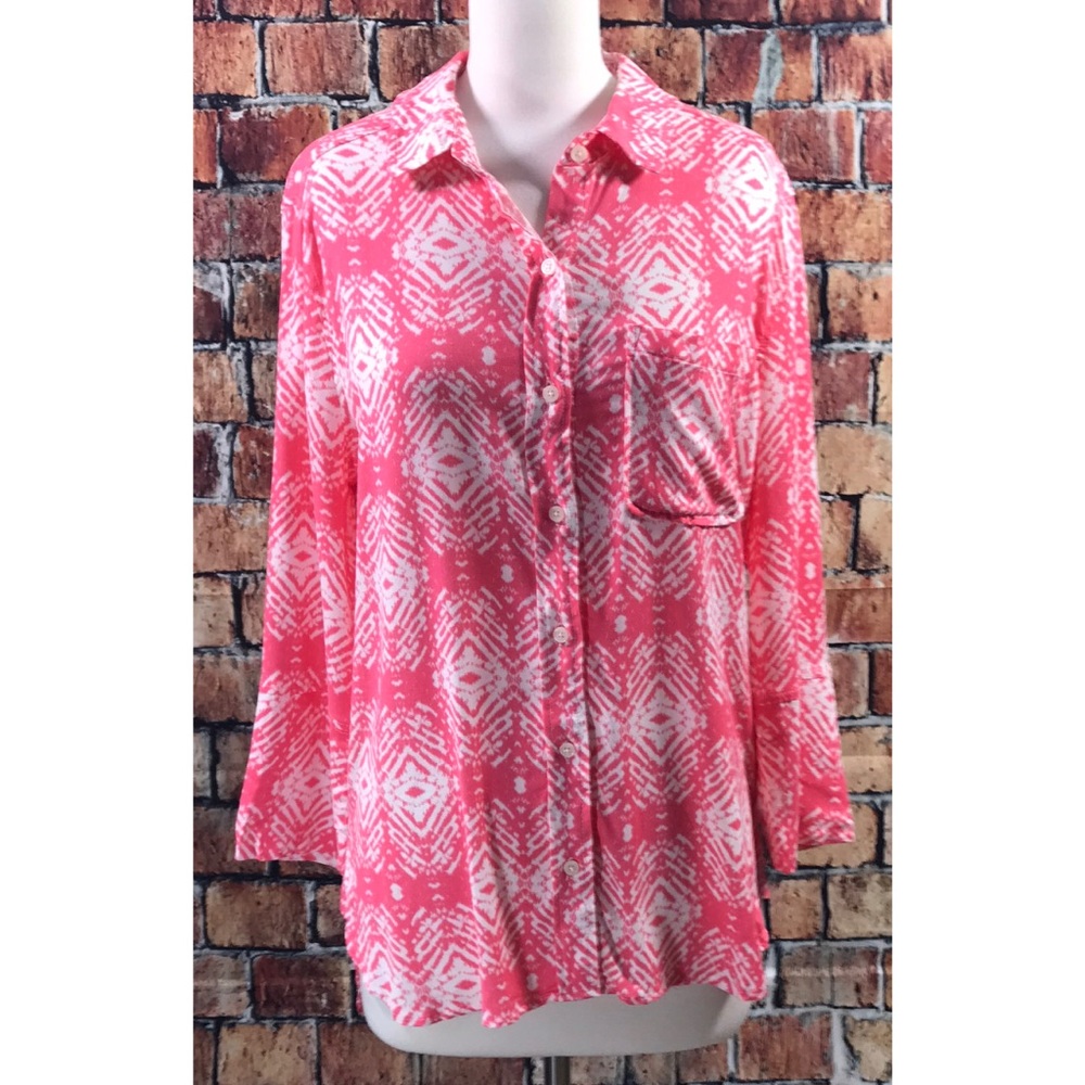 Felicite Hi-Low Asymmetrical Blouse Top Shirt